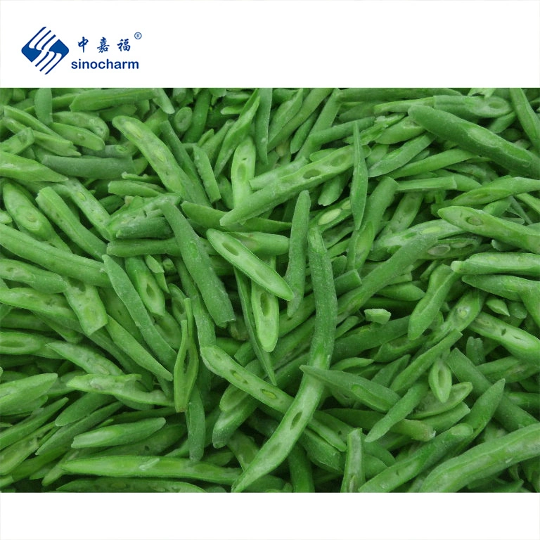 Brc a Approved No Worm Base Material IQF Green Beans Whole Frozen Green Beans Whole