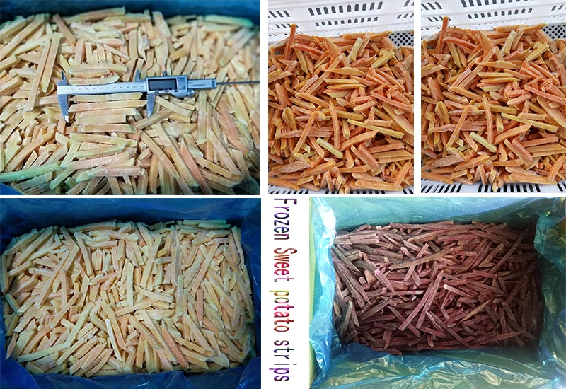 IQF Sweet Frozen Strips Potato High Quality and Competitive Price