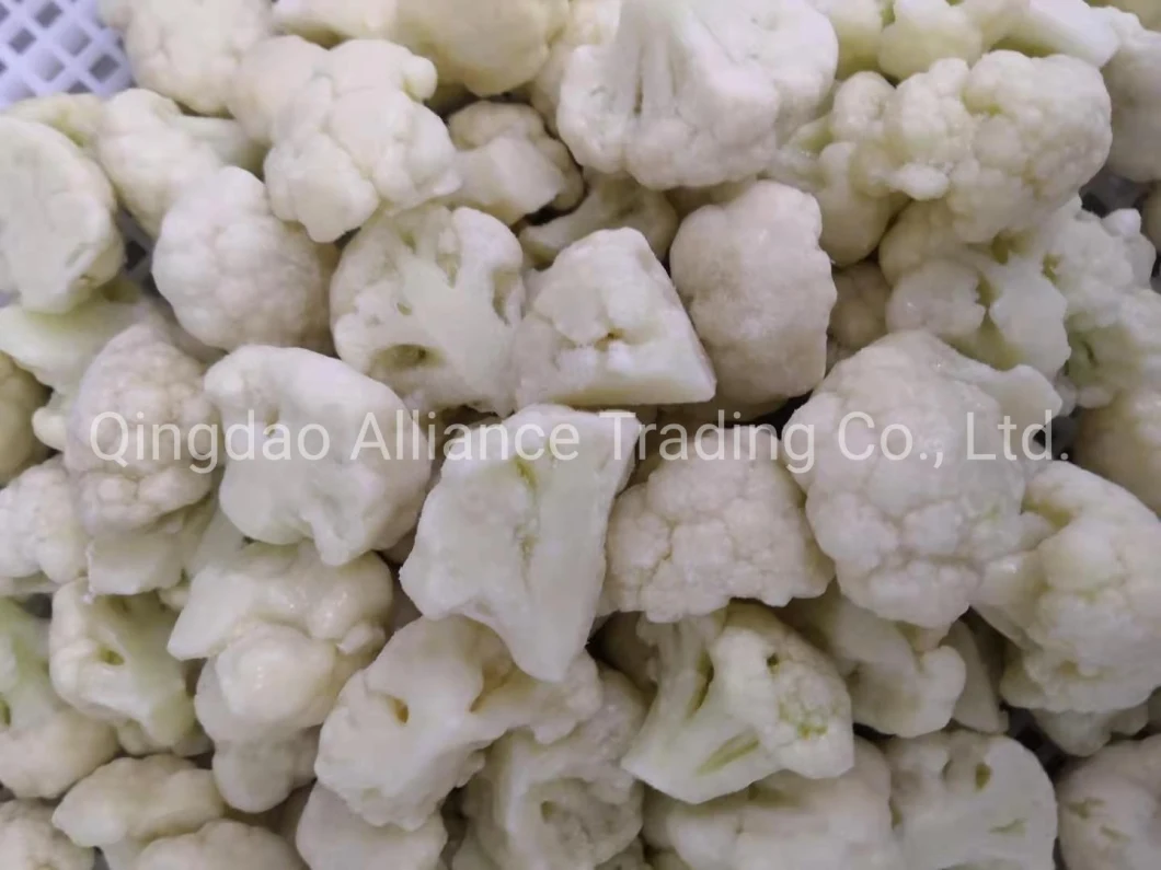 Wholsale Bulk Price Frozen Cauliflower IQF Organic White Cauliflower with Bulk/Retail Price