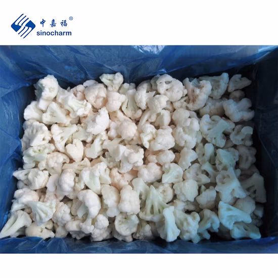 Sinocharm brócolis branco congelado de alta qualidade IQF couve-flor a granel para venda