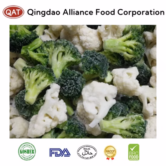 China Congelado 2/3/4 Formas Mistas de Legumes com Ervilhas/Milho Doce/Cenoura/Feijão/Couve-Flor/Brócolis